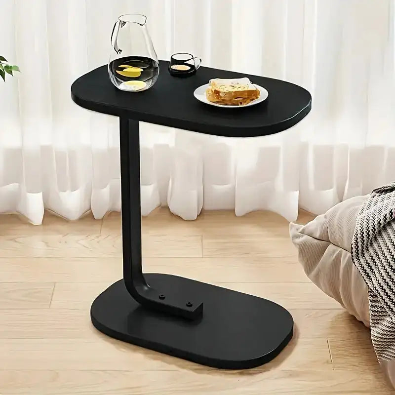 C-Shaped Sofa Side Table