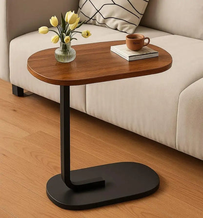 C-Shaped Sofa Side Table
