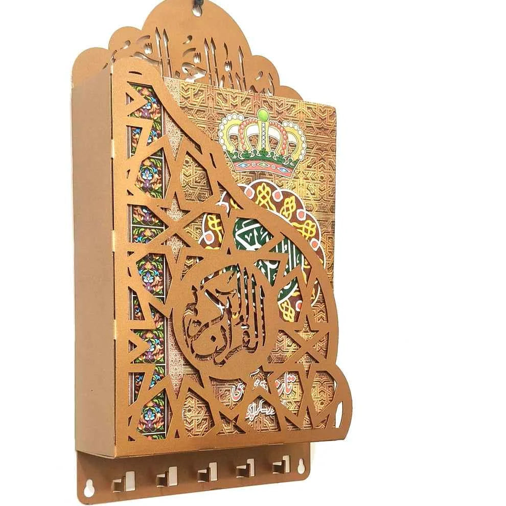 Premium Wall Mounted Metallic Quran Holder