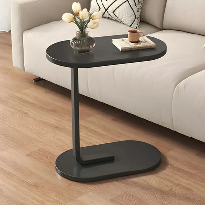 C-Shaped Sofa Side Table