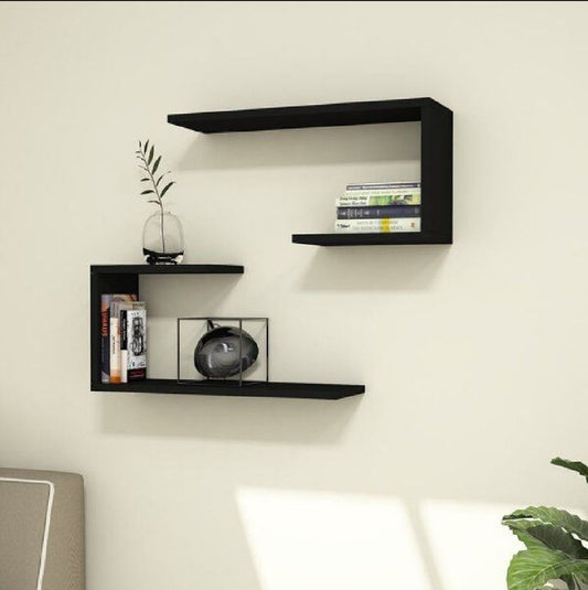 U-Shaped Wall Mounted Floating Shelves