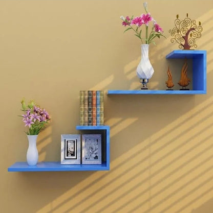 U-Shaped Wall Mounted Floating Shelves