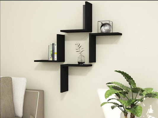 L Shaped Liven Wall Shelves (Set of 4)