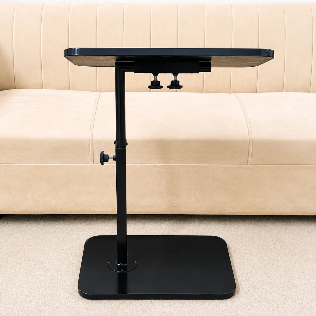 90° Tilting & 360° Swivel Height-Adjustable Table